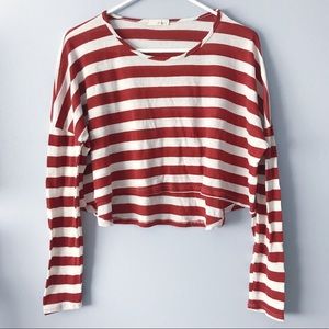 Everly Striped Crop Top